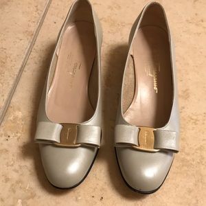 COPY - Salvador ferragamo pearl nude shoes